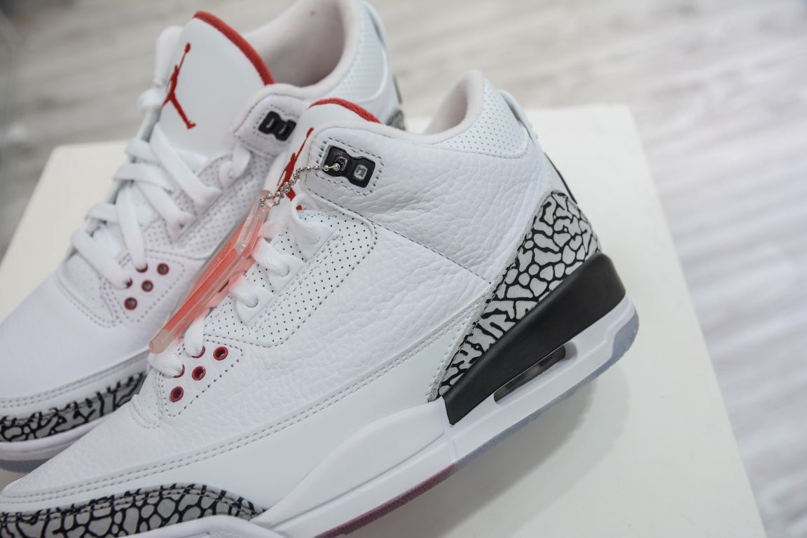 480  Air Jordan 3 Free Throw Line White Cement 2018复刻 923096-101