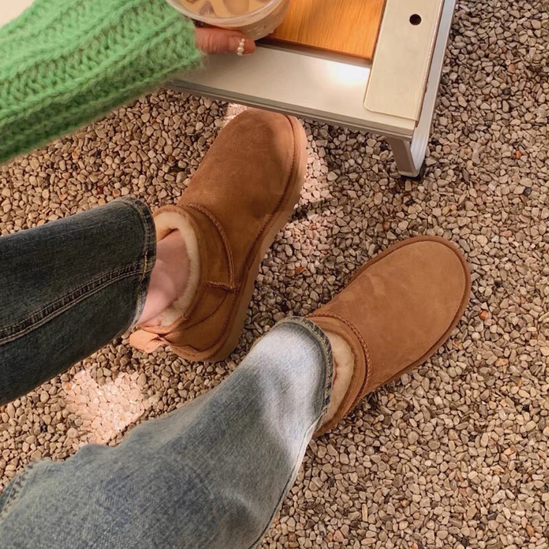 图片[8]-UGG经典低筒儿童雪地靴 尺码：25-37码 周冬雨同款经典超短靴❄️ 比其他更洋气更好搭配 内里加绒加厚，保暖舒适☁️ 暖暖过冬，不怕冻🦶-选品中心