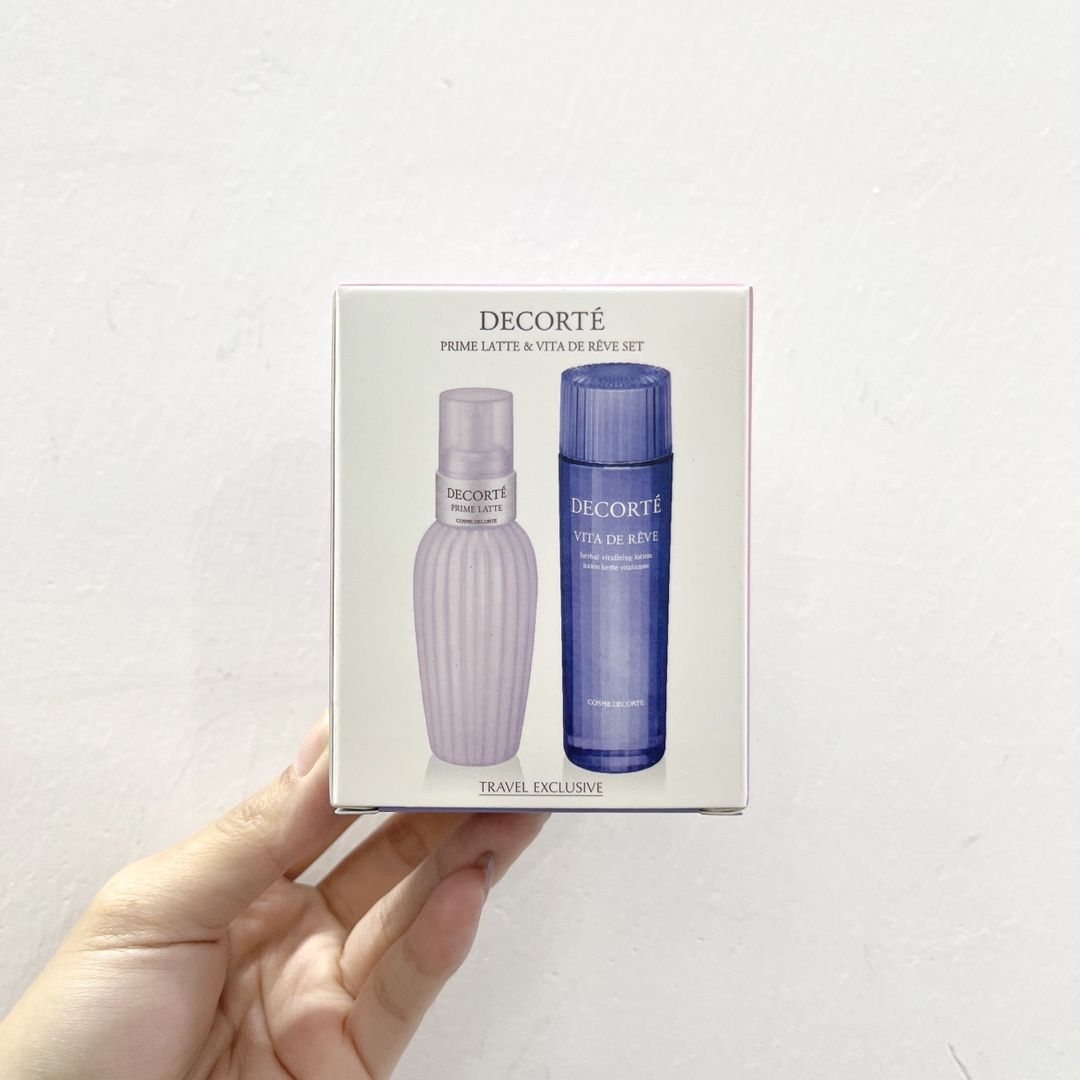 Decorté Prime Latte & Vita de Rêve Set - Hydrating Skincare Duo
