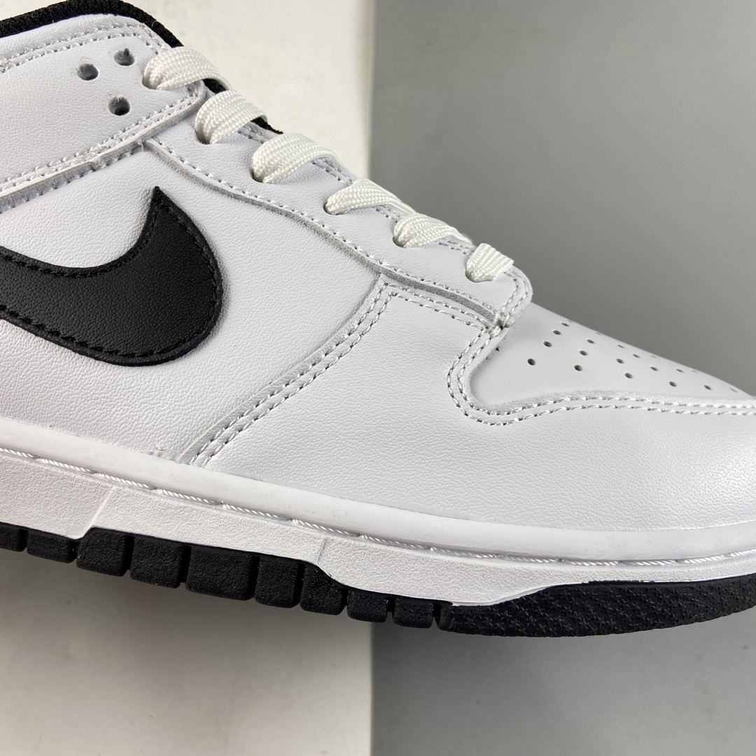 P240  NIKE SB Dunk Low 白黑配色扣篮系列低帮休闲运动滑板板鞋 DD1503-113