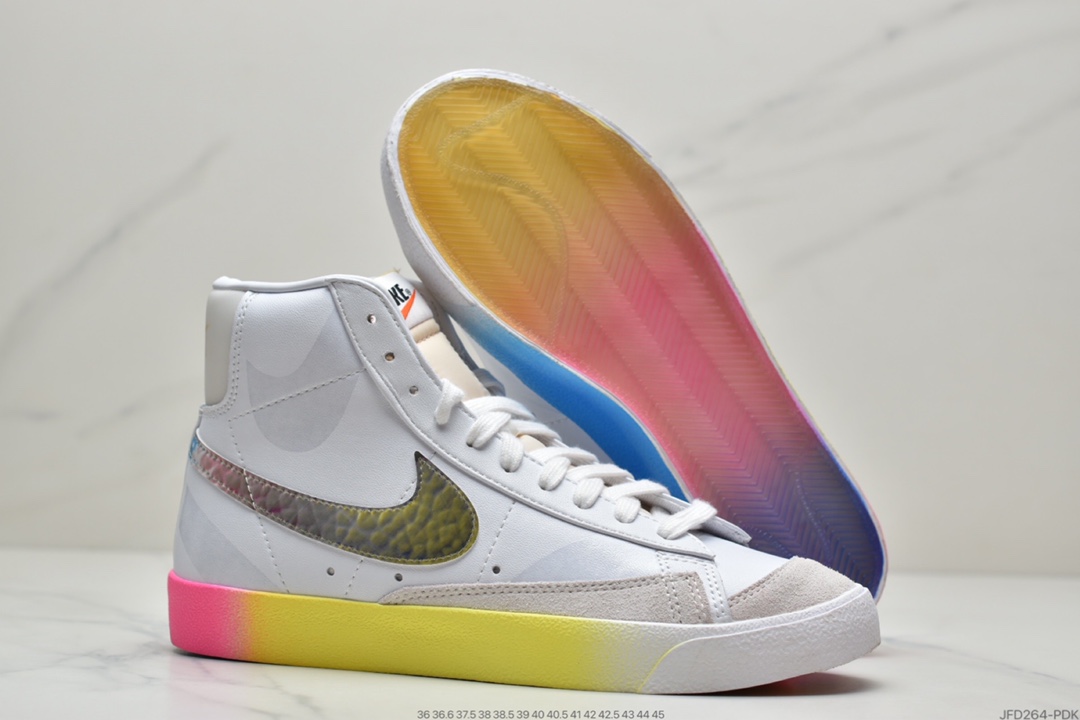 170 耐克Nike Blazer Mid ’1977 Vintage WE”Multi-Color” 全息镭射CZ8653-136
