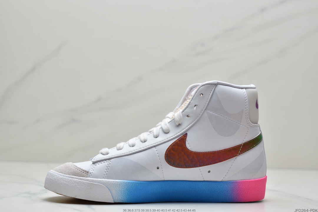 170 耐克Nike Blazer Mid ’1977 Vintage WE”Multi-Color” 全息镭射CZ8653-136