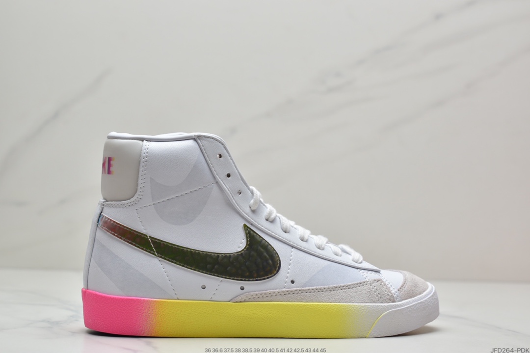 170 耐克Nike Blazer Mid ’1977 Vintage WE”Multi-Color” 全息镭射CZ8653-136