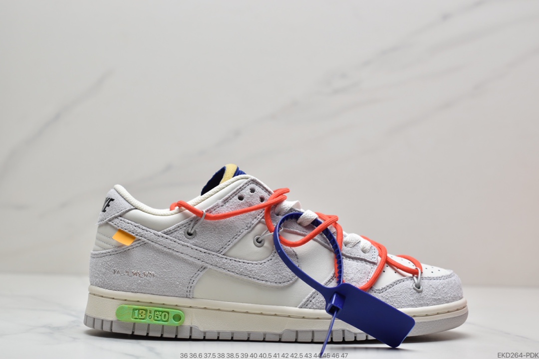 380 Off-White x NIKE Dunk Low”The 50”OW联名50色 灰白 NO.38 DJ0950-110