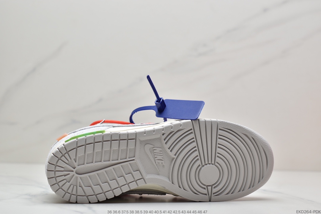 380 Off-White x NIKE Dunk Low”The 50”OW联名50色 灰白 NO.38 DJ0950-110