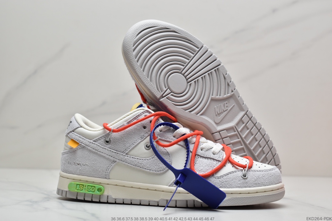 380 Off-White x NIKE Dunk Low”The 50”OW联名50色 灰白 NO.38 DJ0950-110