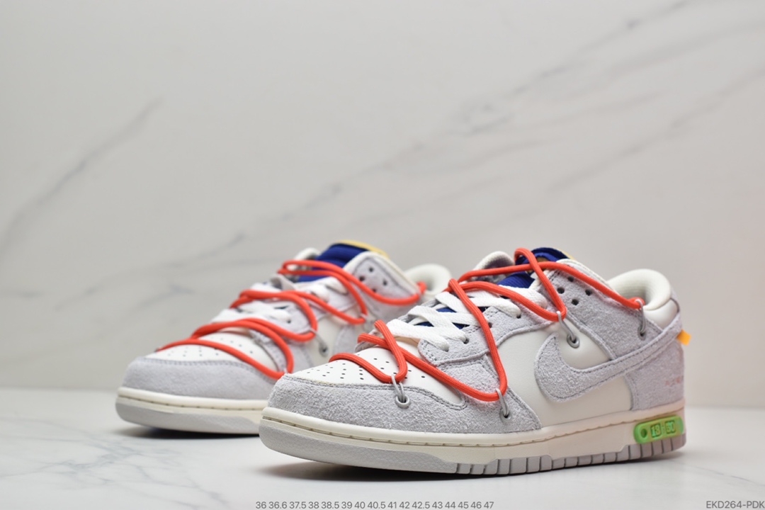 380 Off-White x NIKE Dunk Low”The 50”OW联名50色 灰白 NO.38 DJ0950-110