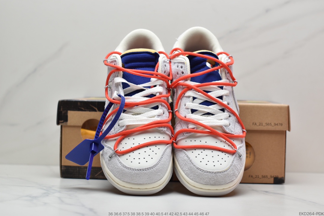 380 Off-White x NIKE Dunk Low”The 50”OW联名50色 灰白 NO.38 DJ0950-110
