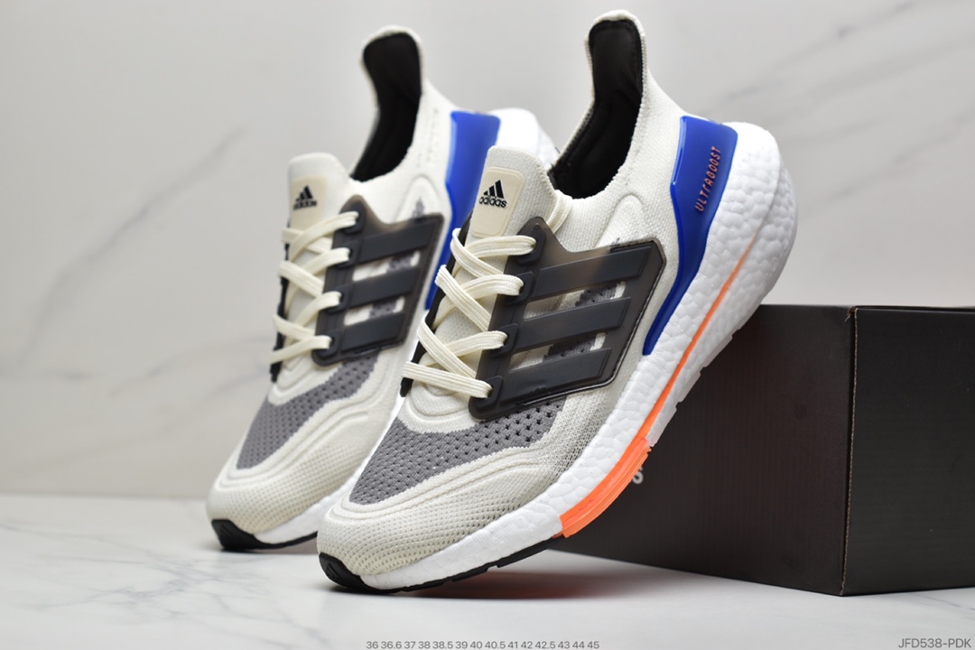 170 Adidas Ultra Boost 21 Consortium FY0371 阿迪达斯新款厚底爆米花跑鞋 FC0881