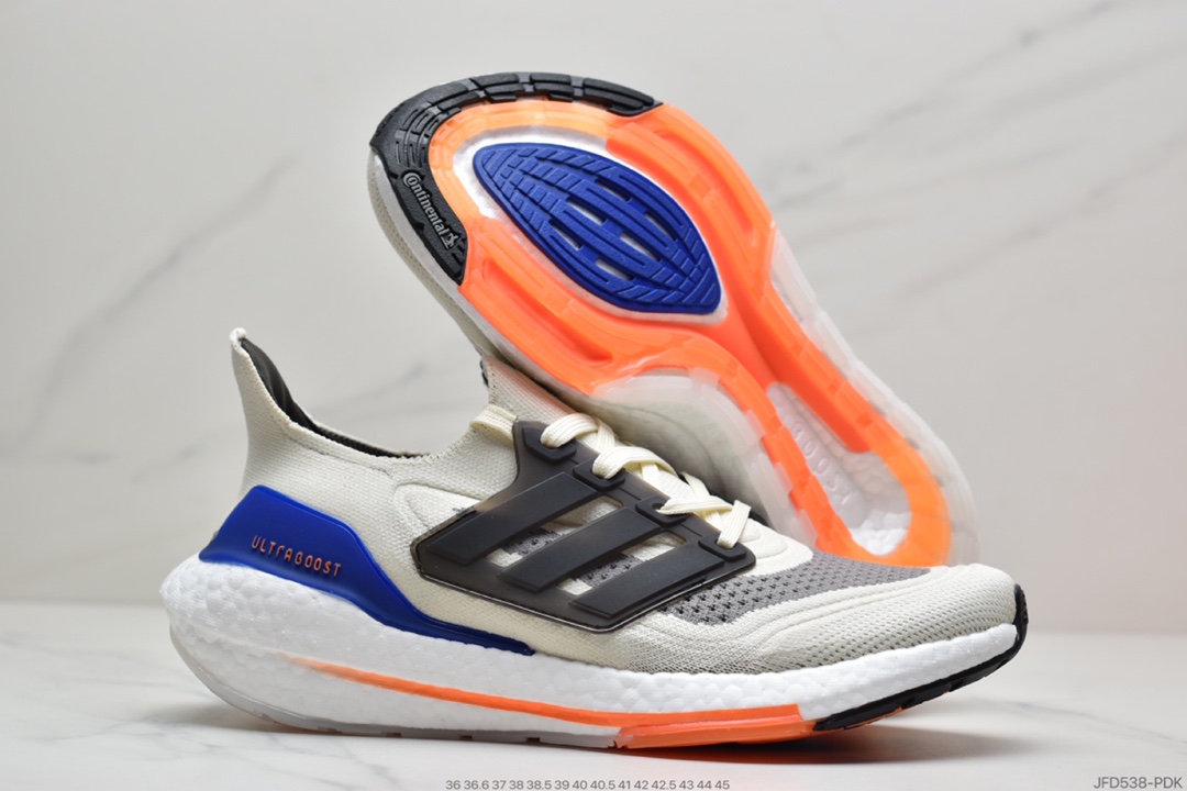 170 Adidas Ultra Boost 21 Consortium FY0371 阿迪达斯新款厚底爆米花跑鞋 FC0881