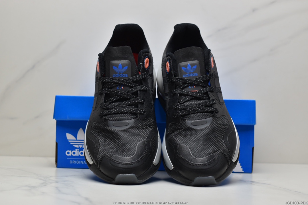 180  Adidas 阿迪达斯 ZX Alkyne Boost  爆米花中底复古运动休闲跑步鞋FX6225