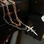 Yves Saint Laurent Jewelry Necklaces & Pendants Yellow 925 Silver Vintage