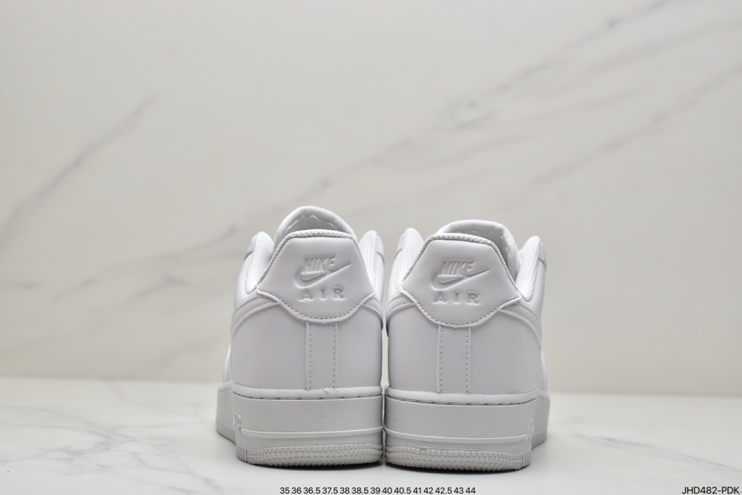 190 耐克Nike Air Force Low 1’07”Reflective White”空军一号经典低帮百搭休闲运动板鞋DC2062-001