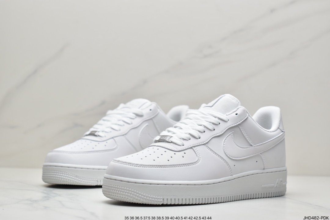 190 耐克Nike Air Force Low 1’07”Reflective White”空军一号经典低帮百搭休闲运动板鞋DC2062-001