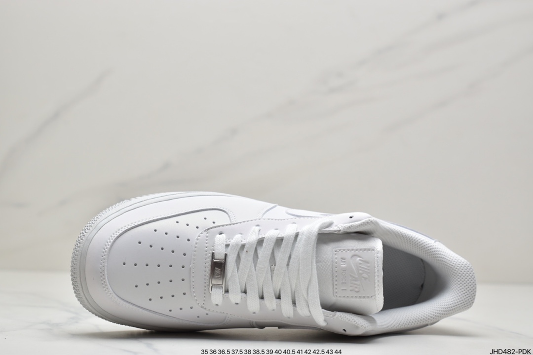 190 耐克Nike Air Force Low 1’07”Reflective White”空军一号经典低帮百搭休闲运动板鞋DC2062-001