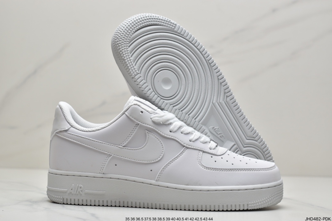 190 耐克Nike Air Force Low 1’07”Reflective White”空军一号经典低帮百搭休闲运动板鞋DC2062-001