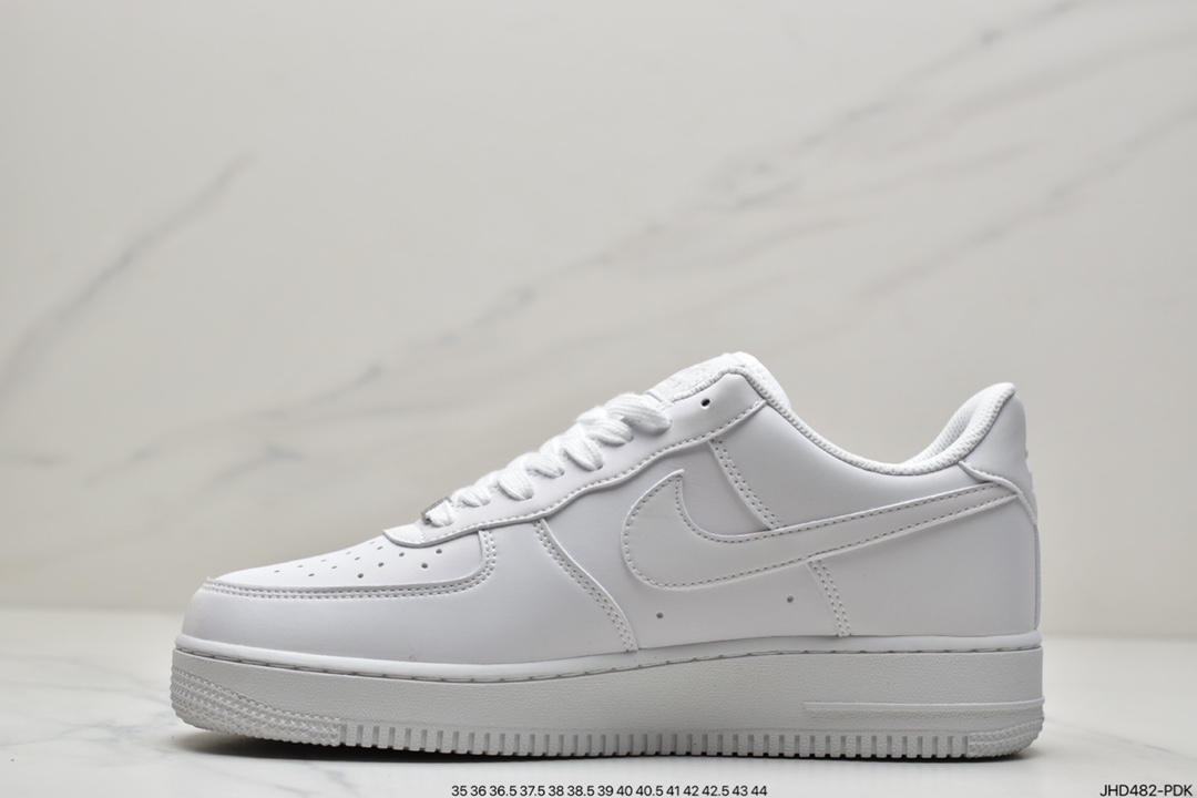 190 耐克Nike Air Force Low 1’07”Reflective White”空军一号经典低帮百搭休闲运动板鞋DC2062-001