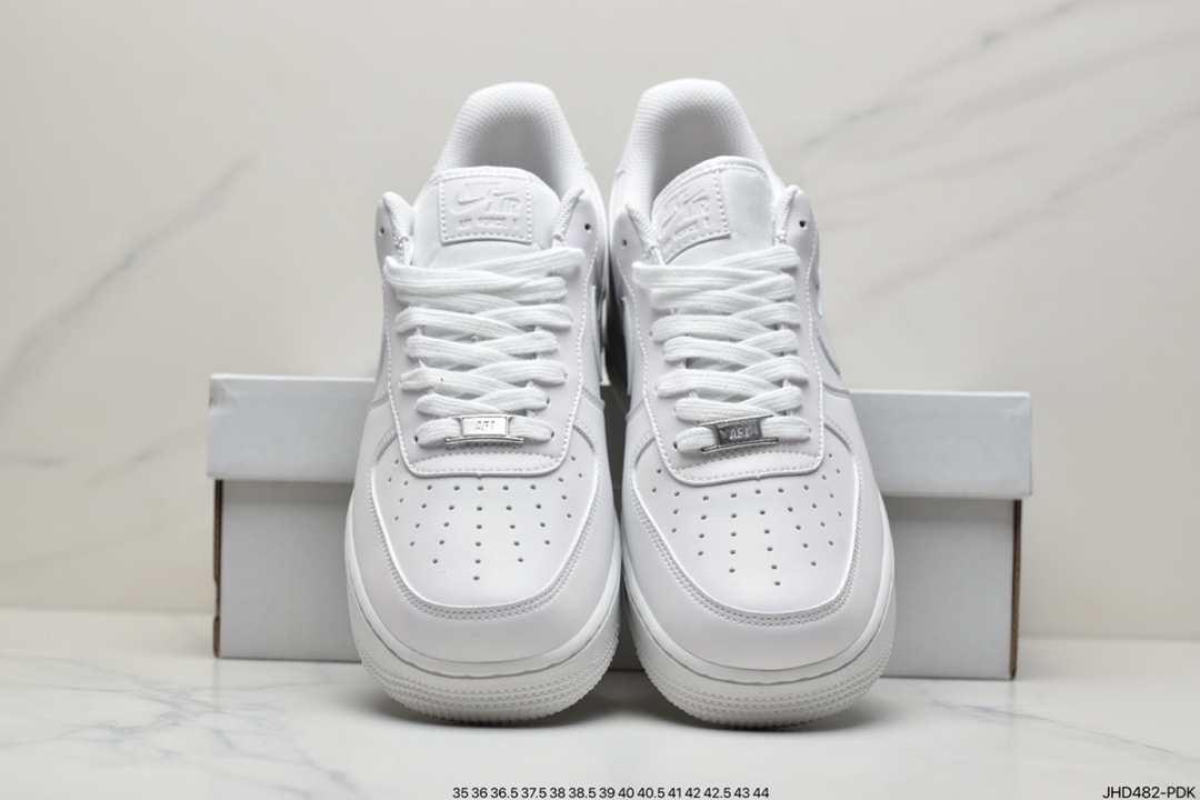 190 耐克Nike Air Force Low 1’07”Reflective White”空军一号经典低帮百搭休闲运动板鞋DC2062-001