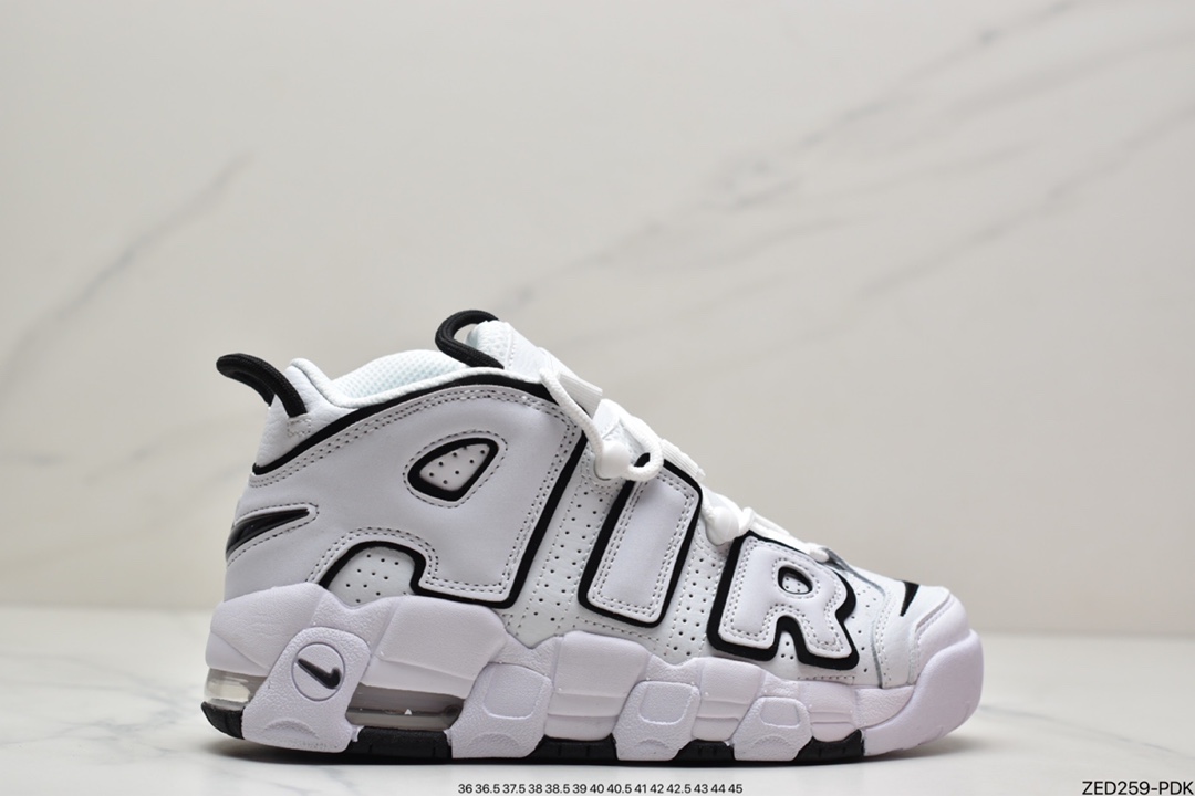 250 耐克NK Air More Uptempo ’96 OG 皮蓬大AIR 黑白配色 DO6718-100