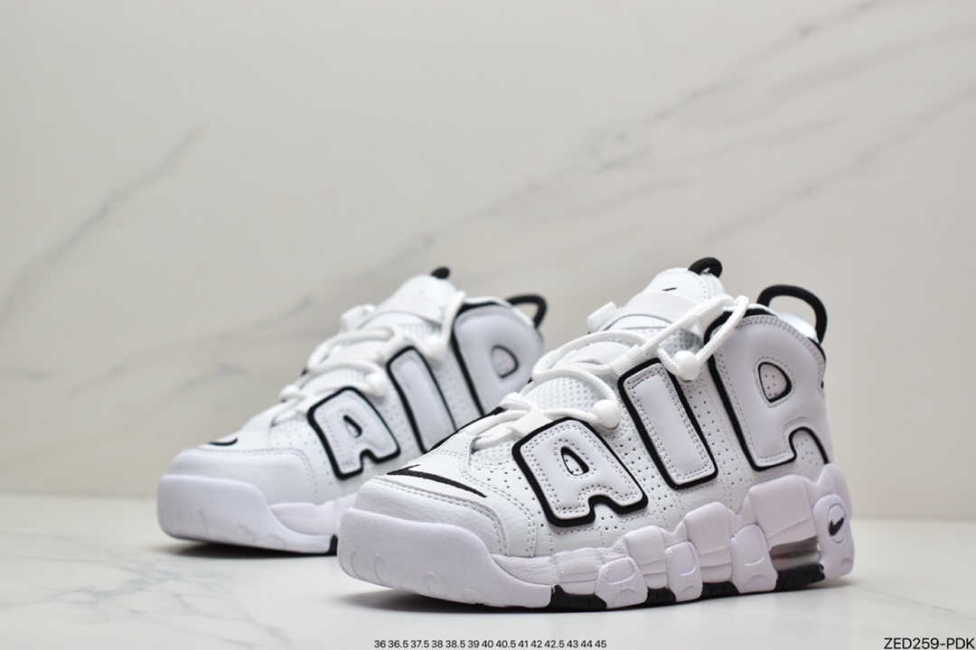 250 耐克NK Air More Uptempo ’96 OG 皮蓬大AIR 黑白配色 DO6718-100