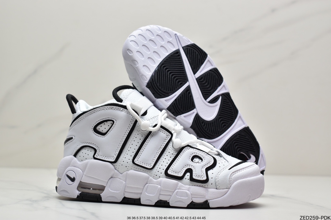 250 耐克NK Air More Uptempo ’96 OG 皮蓬大AIR 黑白配色 DO6718-100
