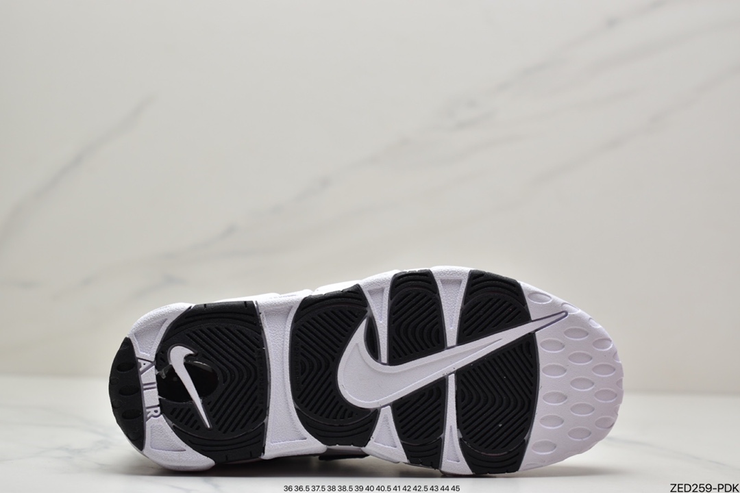 250 耐克NK Air More Uptempo ’96 OG 皮蓬大AIR 黑白配色 DO6718-100