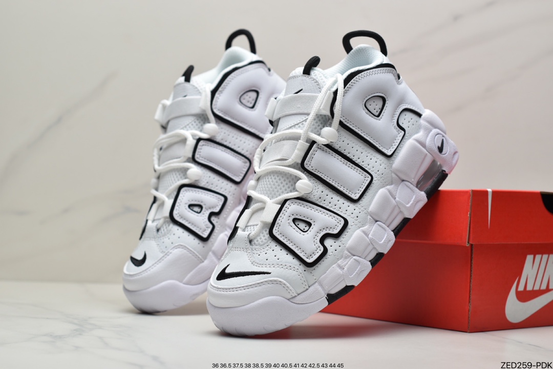 250 耐克NK Air More Uptempo ’96 OG 皮蓬大AIR 黑白配色 DO6718-100