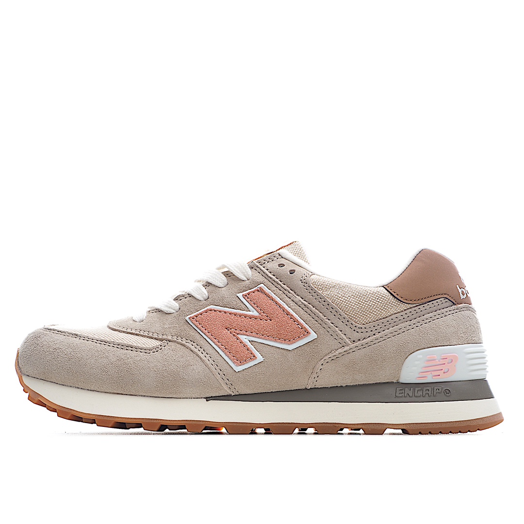 G5 原厂渠道 New Balance 574 新百伦复古慢跑鞋 ENCAP缓震中底 原盒原标   前后掌分段组合大底 内置科技软底 缓震效果极佳