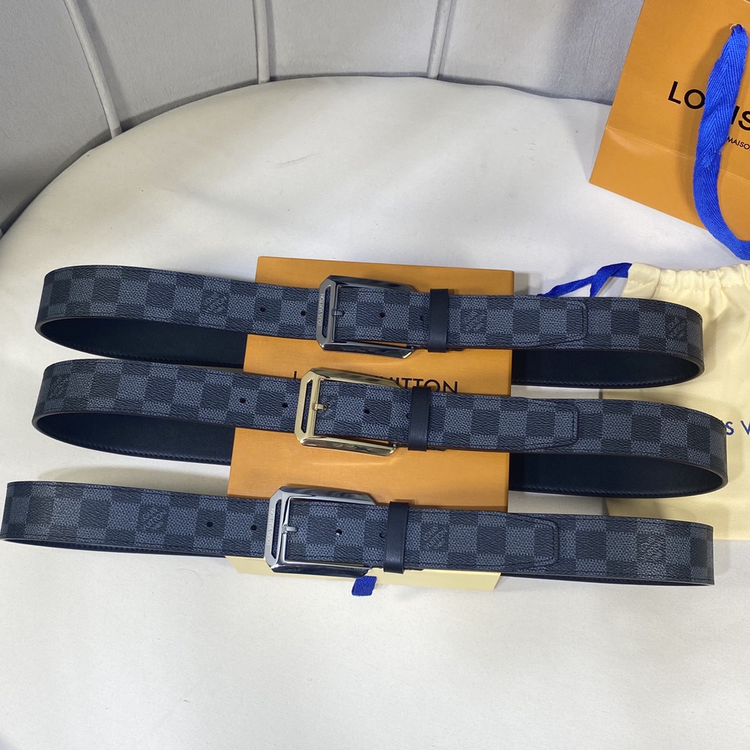 Louis Vuitton Sale
 Belts Men Calfskin Canvas Cowhide