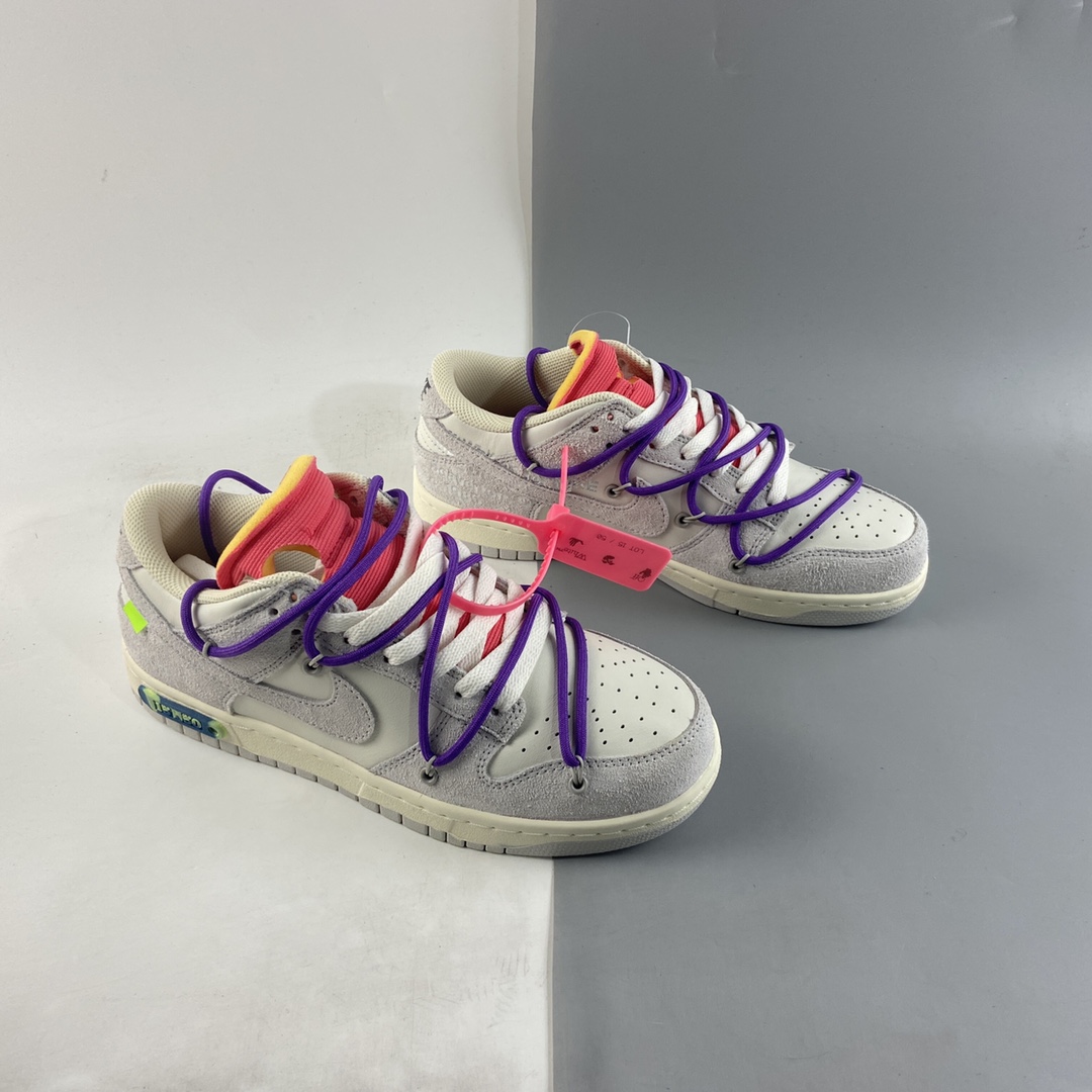 P380  Off-White x Nike SB Dunk Low”The 50”扣篮系列运动板鞋DJ0950-101