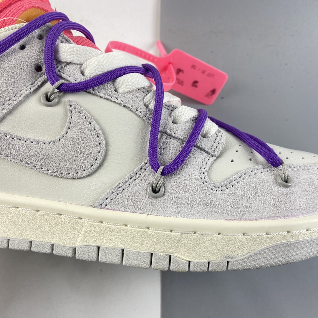 P380  Off-White x Nike SB Dunk Low”The 50”扣篮系列运动板鞋DJ0950-101