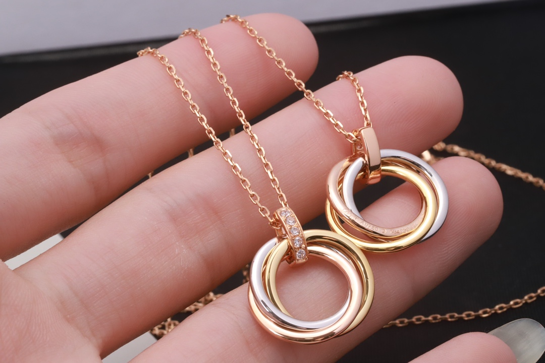 Cartier 新品 卡地亚 三环项链