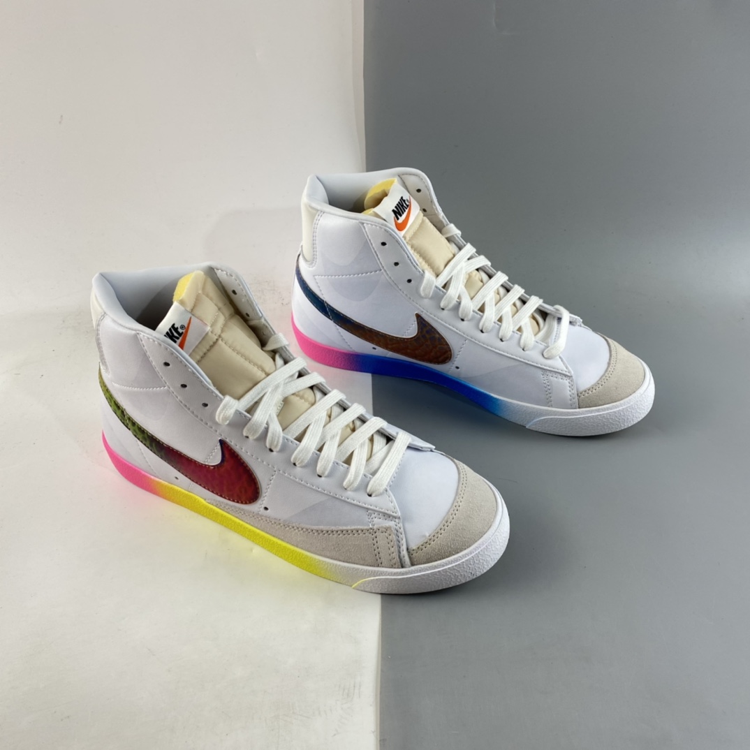 P180  NIKE Blazer Mid ’77 SE 开拓者高帮休闲板鞋 CZ8653-136