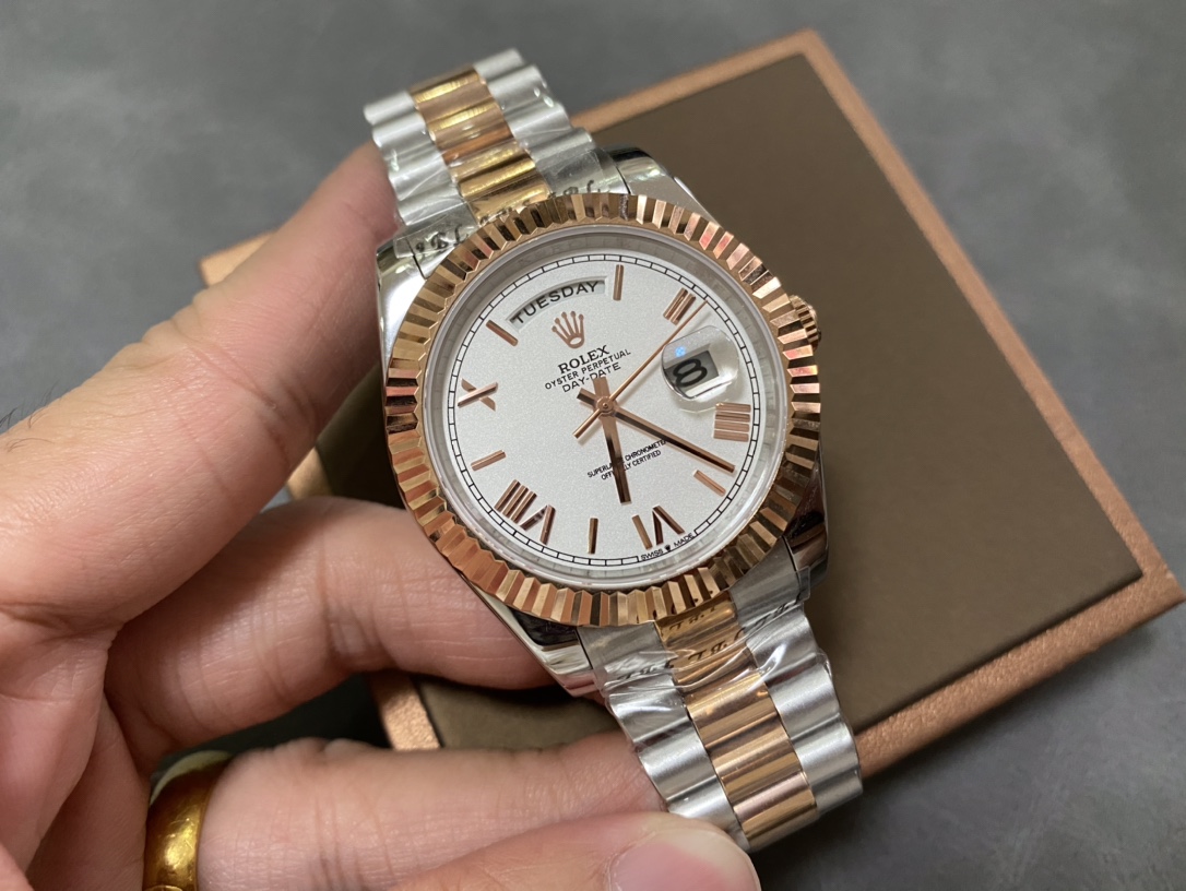 SK厂 劳力士Rolex 双历 星期日志型シリーズ 40mm - 高品質な自動機械式腕時計