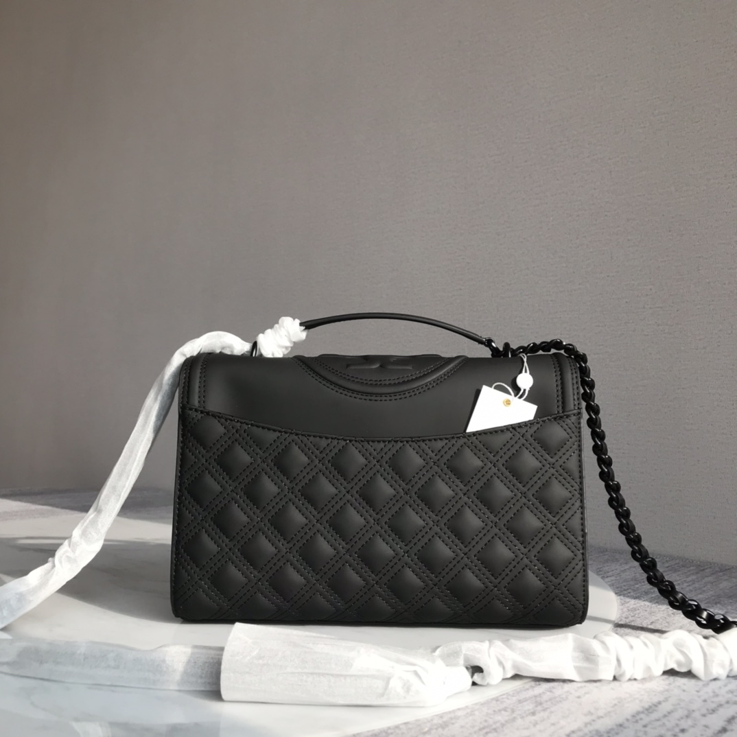 Tory Burch ～【大号新版】82559 TB菱格哑光磨砂面 大号27/20/8、小号21/15/6