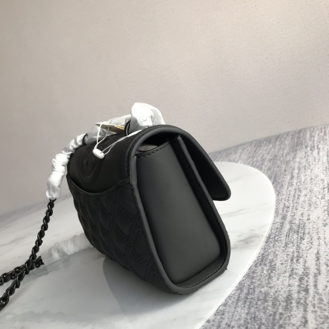 Tory Burch ～哑光小号黑色tory burch新升级版本 Fleming
