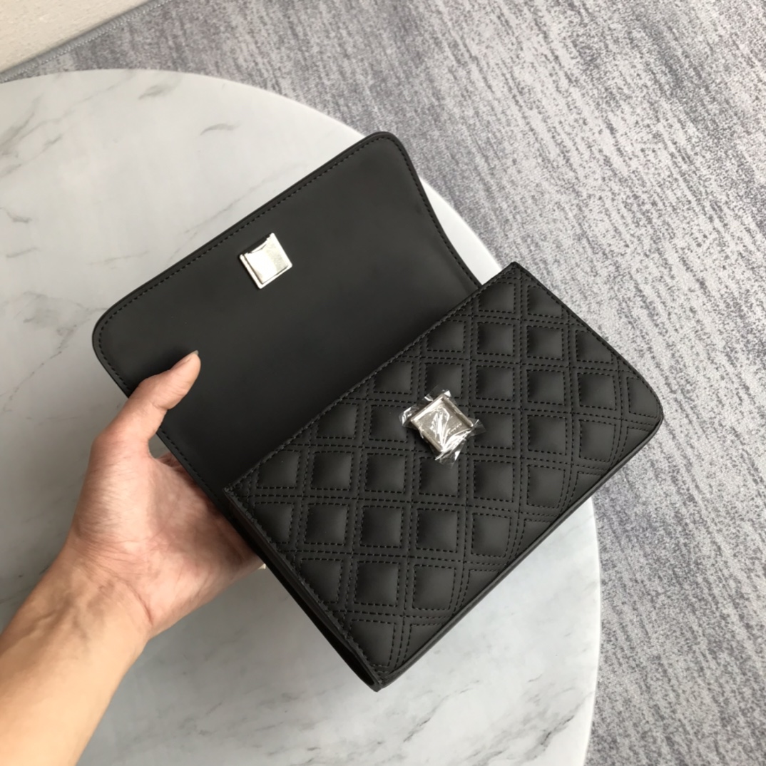 Tory Burch ～哑光小号黑色tory burch新升级版本 Fleming