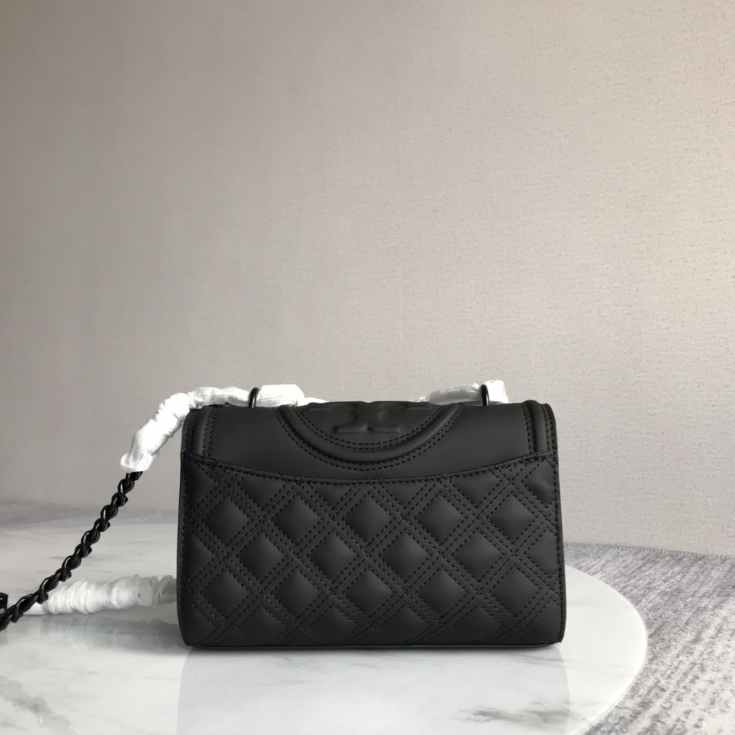 Tory Burch ～哑光小号黑色tory burch新升级版本 Fleming