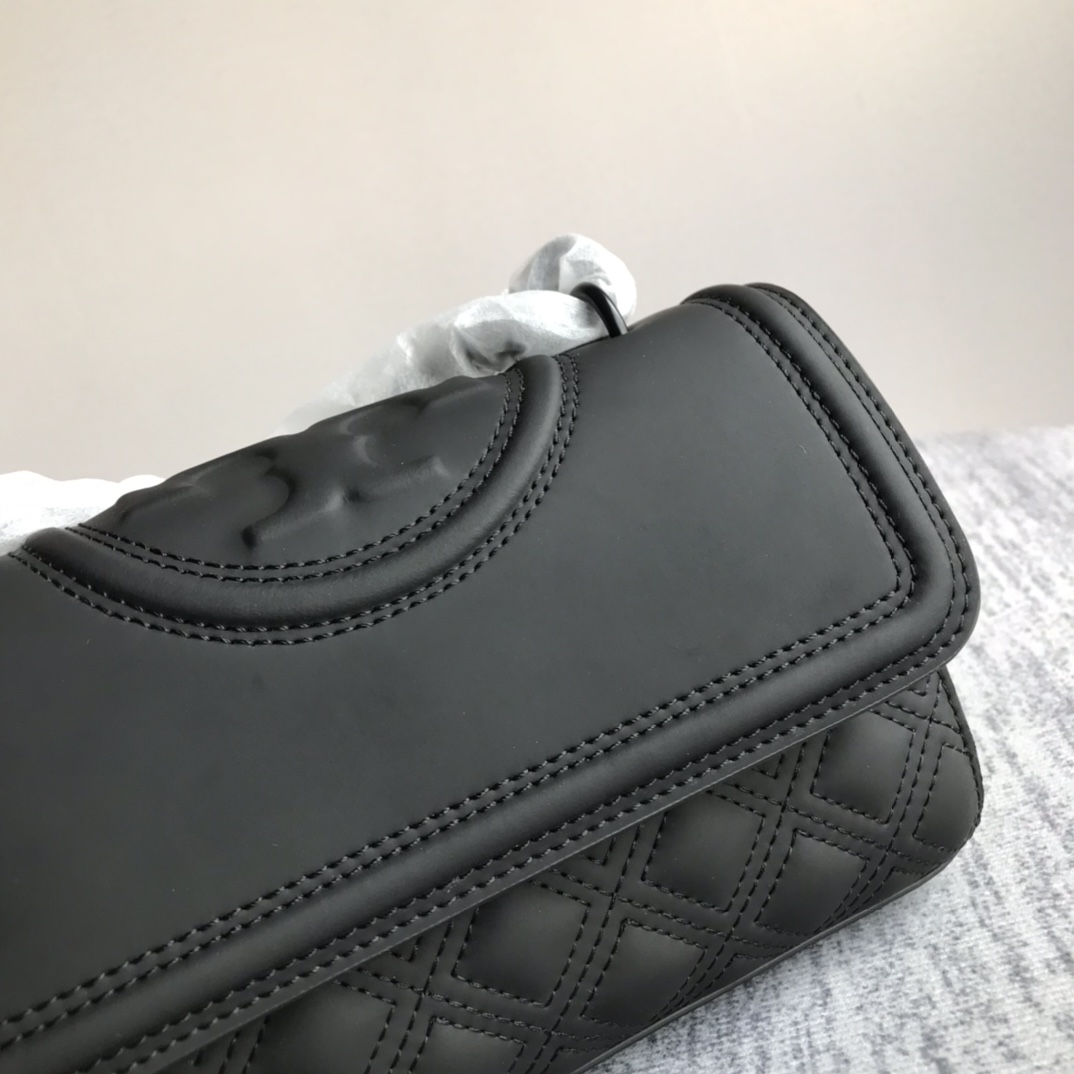 Tory Burch ～哑光小号黑色tory burch新升级版本 Fleming