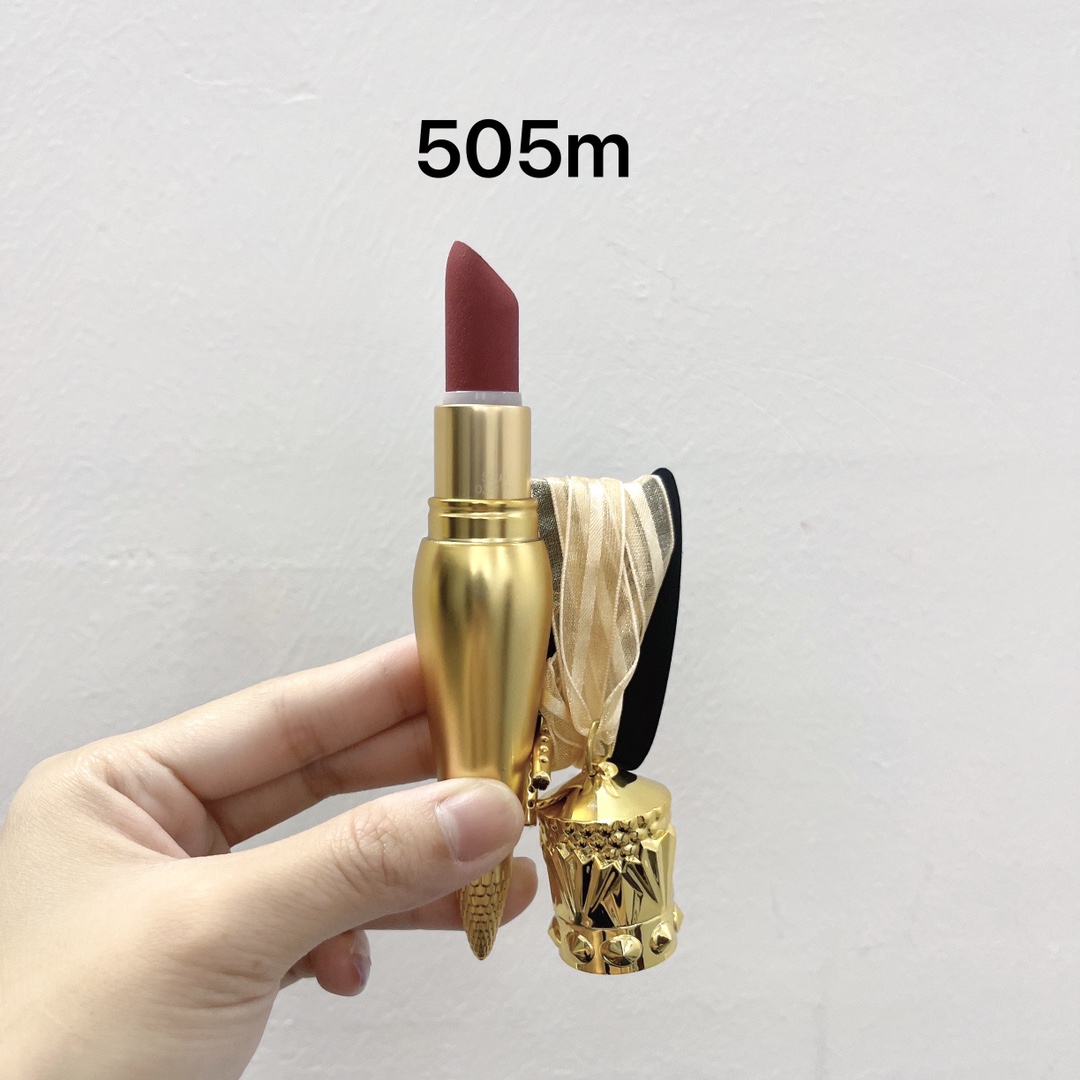 Christian Louboutin Gold Tube Lipstick Set - 505m, 502m, 215m - Perfect Gift 6 i1636019199 6869 5