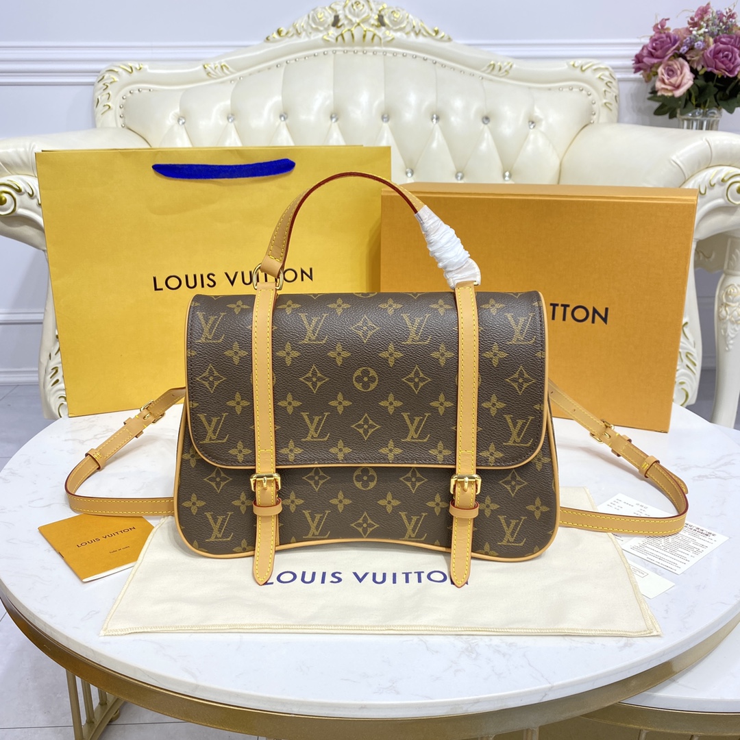 Louis Vuitton LV Marelle Bags Backpack High Quality Happy Copy
 Unisex Vintage M51158