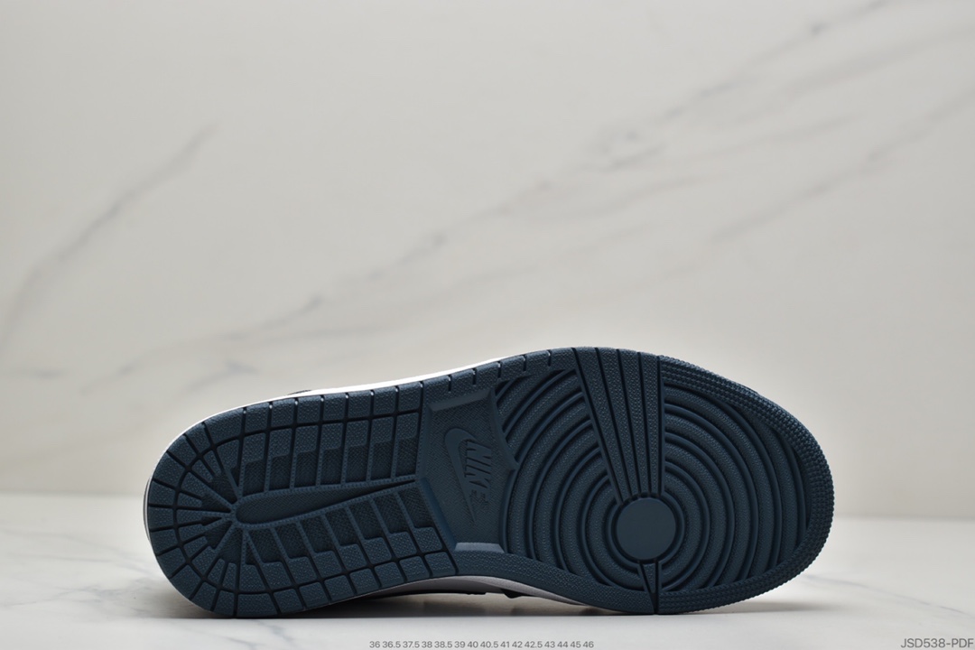 200 Air Jordan 1 Mid ”Obsidian”黑曜石 乔一中邦 554724-411