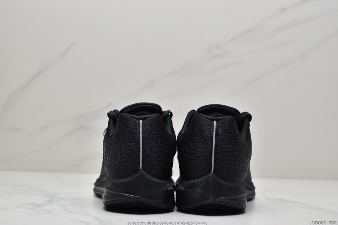 180 耐克Nike Zoom WINFLO 5代飞线贾卡轻质透气休闲运动跑步鞋“呼吸网黑暗灰白” AA7406-001