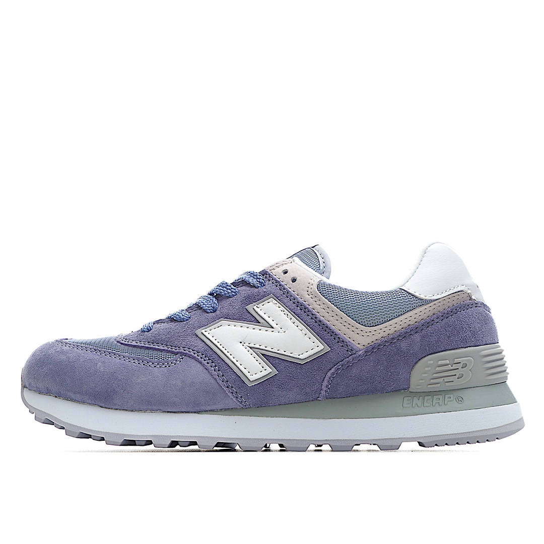 G5 原厂渠道 New Balance 574 新百伦复古慢跑鞋 ENCAP缓震中底 原盒原标   前后掌分段组合大底 内置科技软底 缓震效果极佳