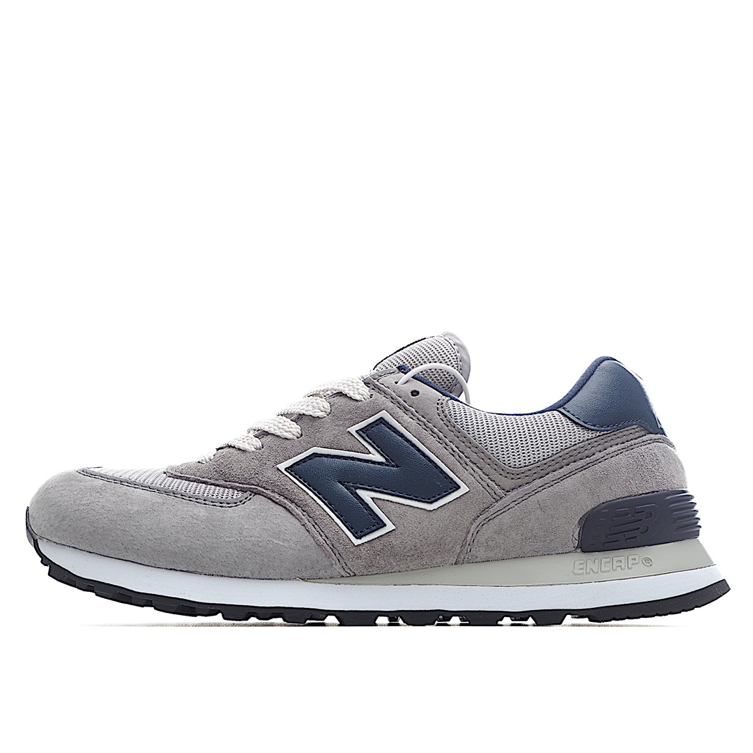 G5 原厂渠道 New Balance 574 新百伦复古慢跑鞋 ENCAP缓震中底 原盒原标   前后掌分段组合大底 内置科技软底 缓震效果极佳