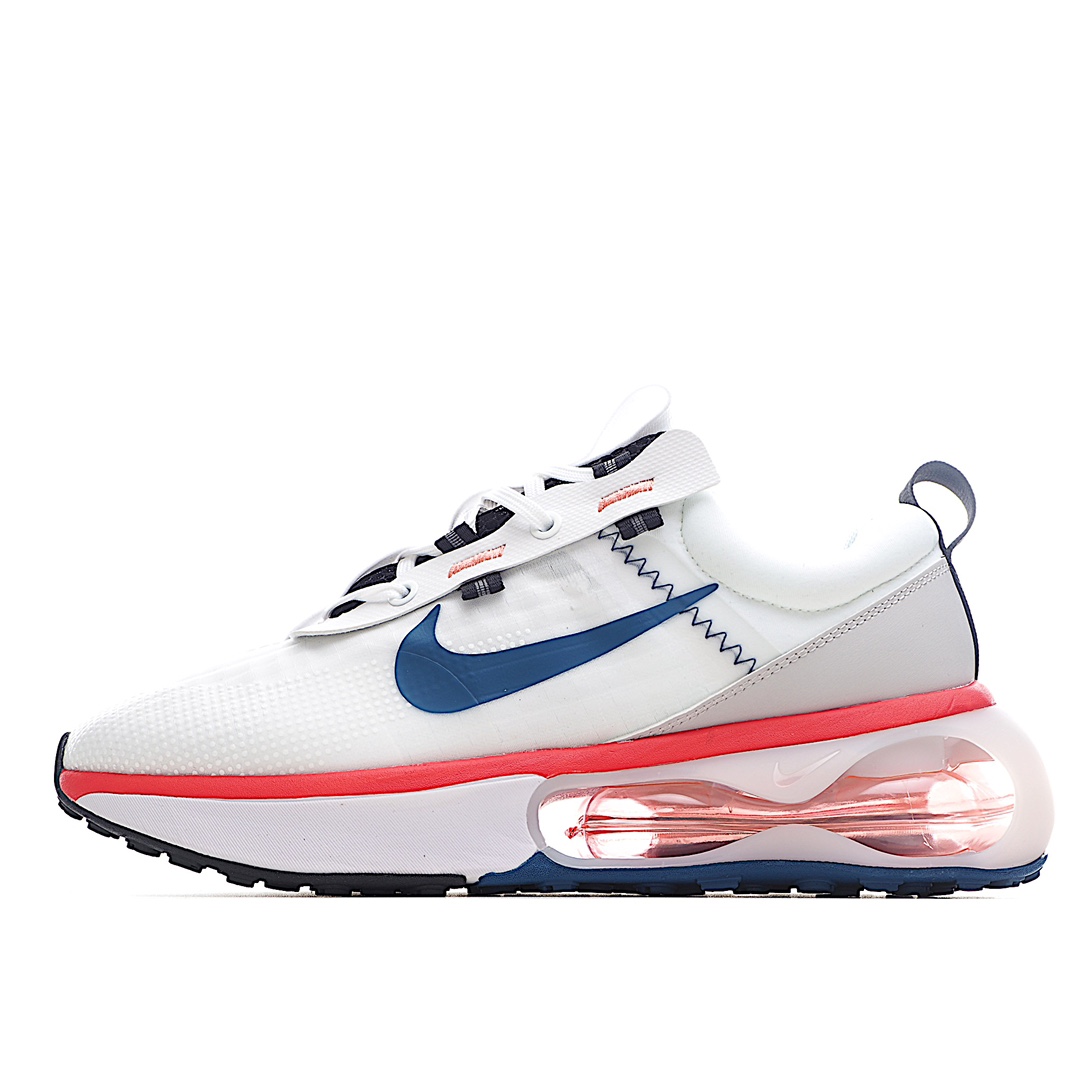 G5 NK Air Max 2021 半掌气垫运动鞋 DA3199-101机能风 酷感十足 鞋款最大亮点是足底和空心泡沫中底的新型Air缓震装置 带来了更为轻便柔软的脚感