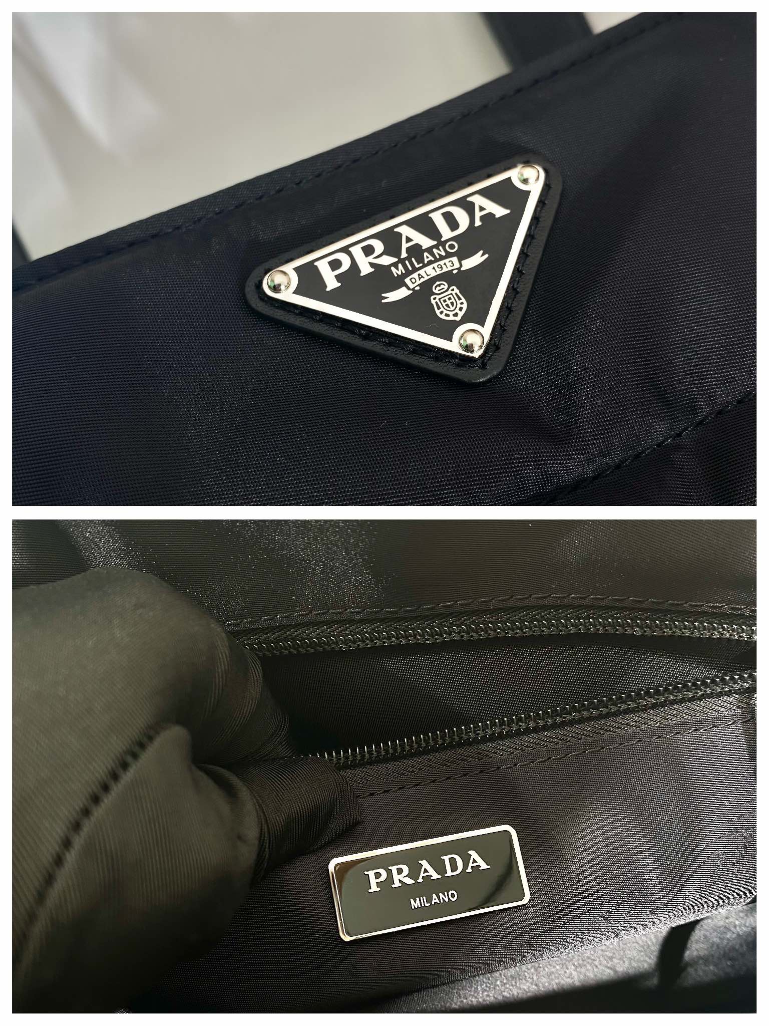 PRADA普拉达Re-Nylon再生尼龙托特包2VG318A