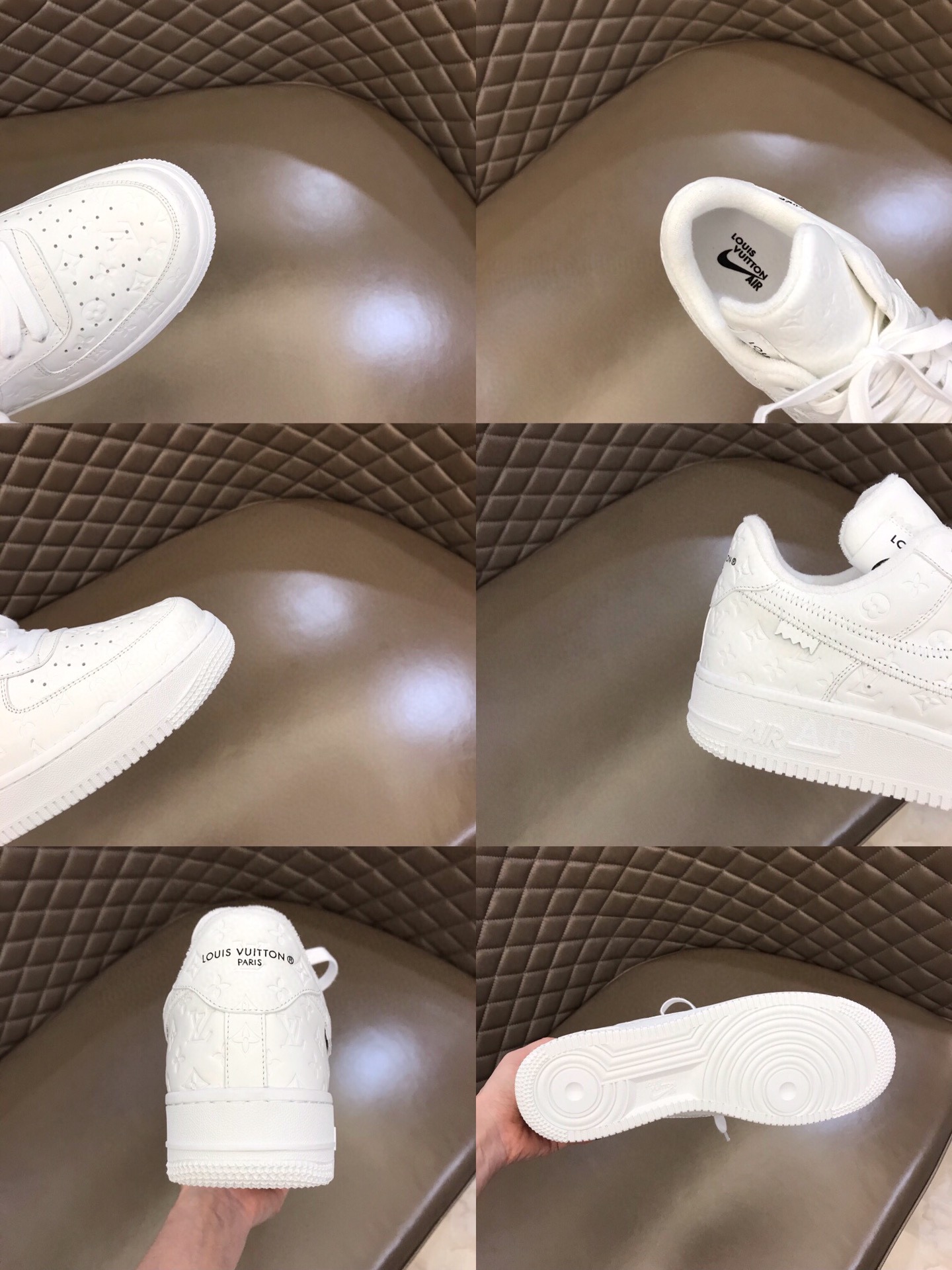 “Factory Price Nike & Lv Recreational Sneakers: Oxen Skin, Cushioned, Towel Comfort” - 图片 9