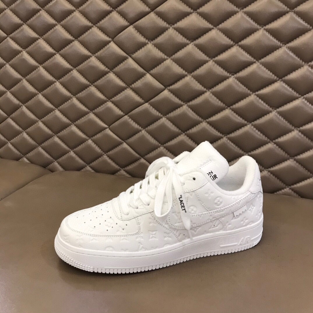 “Factory Price Nike & Lv Recreational Sneakers: Oxen Skin, Cushioned, Towel Comfort” - 图片 5