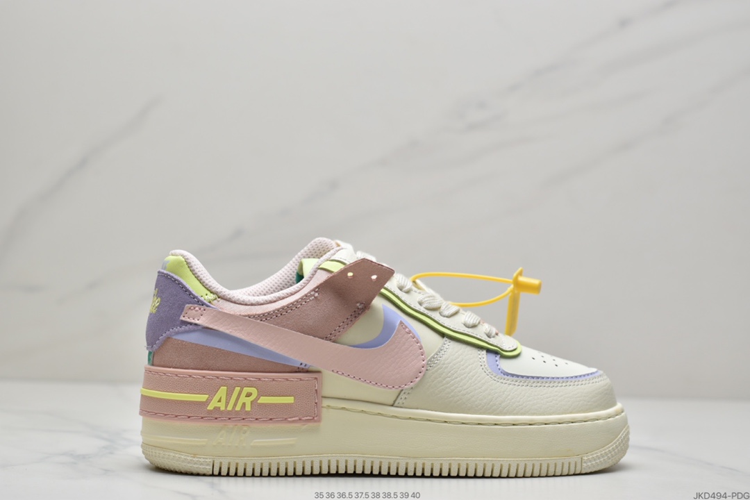 160 耐克Nike WMNS Air Force 1 Shadow 低帮百搭板鞋CI0919-100